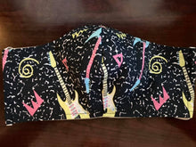 Load image into Gallery viewer, Rockin' Guitars Mask