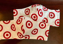 Load image into Gallery viewer, Red Bullseye Mask