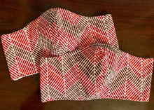 Load image into Gallery viewer, Red Chevron Mask