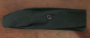 Black Headband with buttons